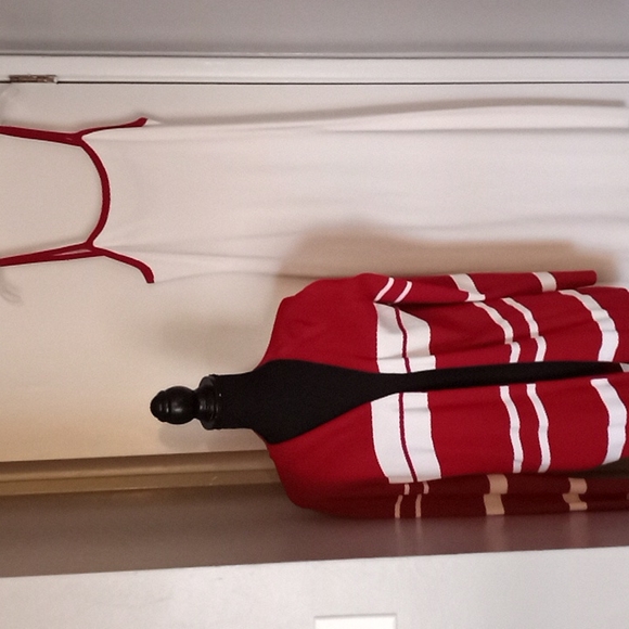 Womens long sweater dress with matching cardigan - Picture 3 of 4